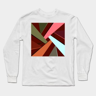 Abstract Geometric Shape 7 Long Sleeve T-Shirt